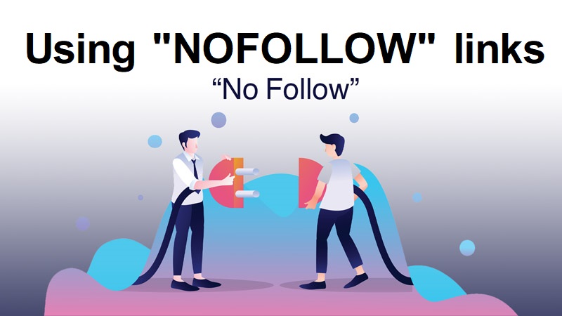 Using "NOFOLLOW" links