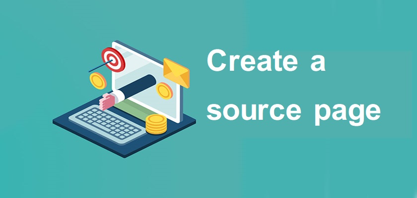 Create a source page