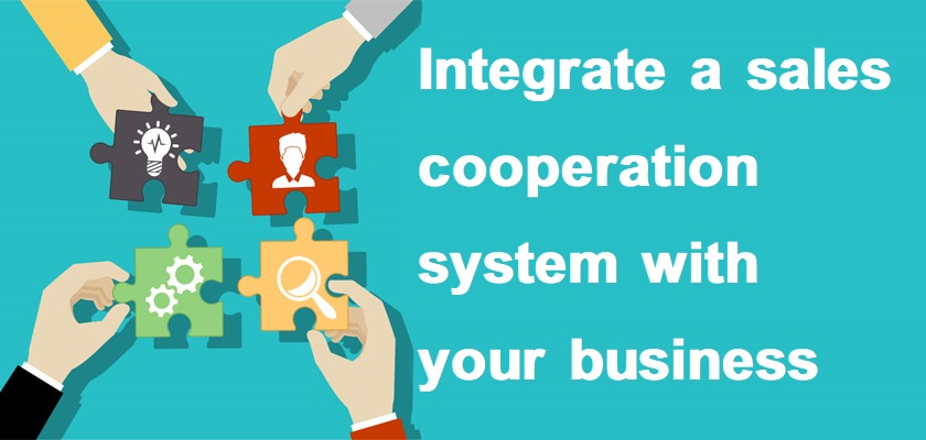 Integrate a sales cooperation system with your business