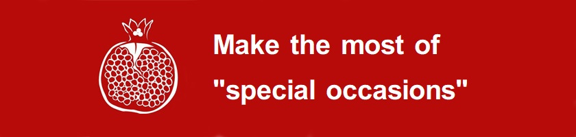 Make the most of "special occasions"