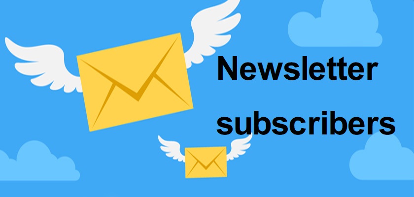 Newsletter subscribers